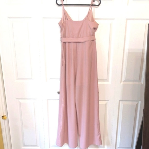 NWT PetalRoz Rose Coloured Jumpsuit Women's Large Fits like Medium - Picture 5 of 6